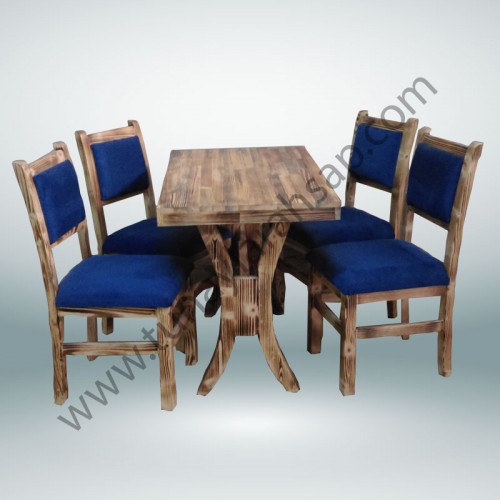 mss006 Akkurt Ahşap Masa Sandalye